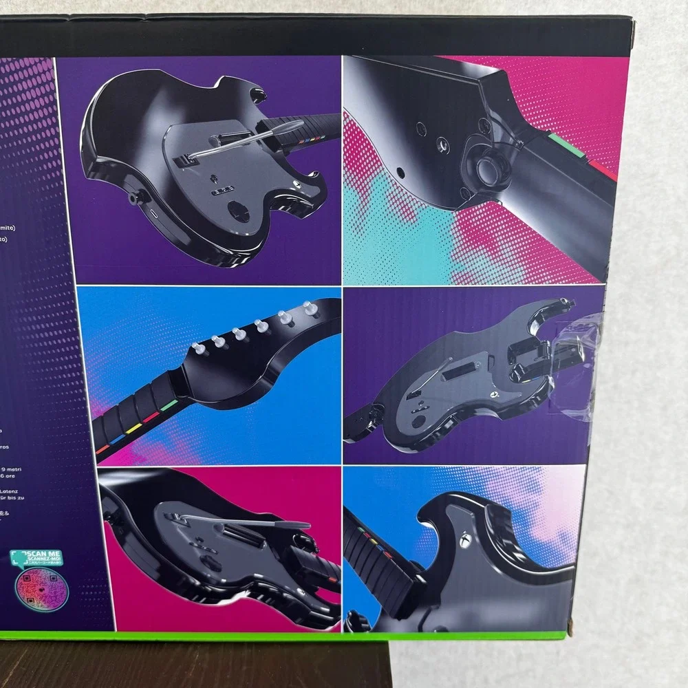 PDP Riffmaster Wireless Guitar Controller for Xbox X|S Xbox One Black NEW
